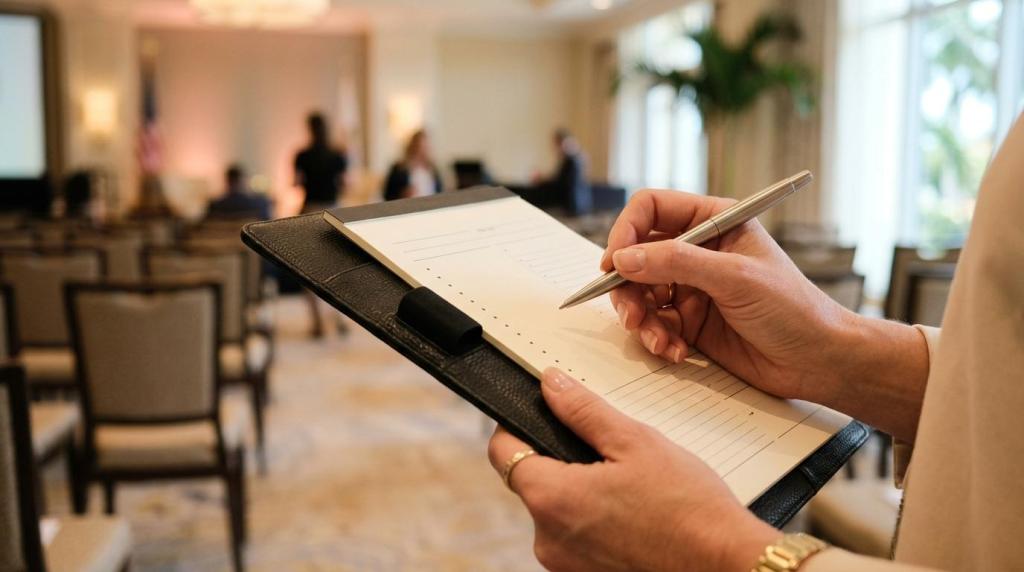 Palm Beach meeting planning